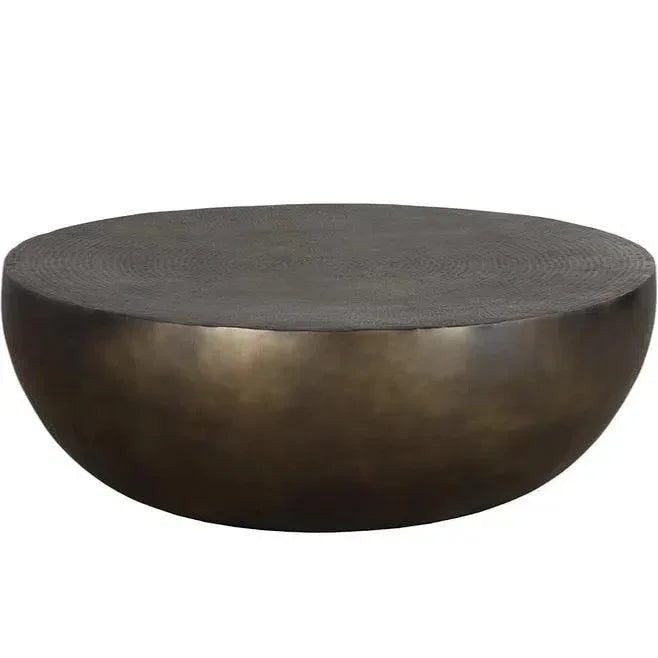 Cale Coffee Table Antique Bronze Hand Outdoor Piece - LOOMLAN - SUNPAN - Outdoor Coffee Tables
