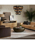 Cale Coffee Table Antique Bronze Hand Outdoor Piece - LOOMLAN - SUNPAN - Outdoor Coffee Tables