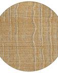 LOOMLAN Rugs Calista Gold Washable Indoor-Outdoor Rug