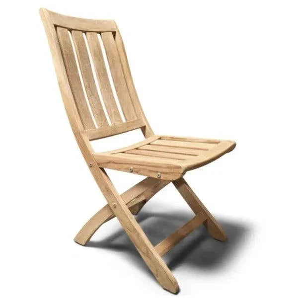 Cambria Teak Outdoor Folding Chair - LOOMLAN - HiTeak - Outdoor Lounge Chairs