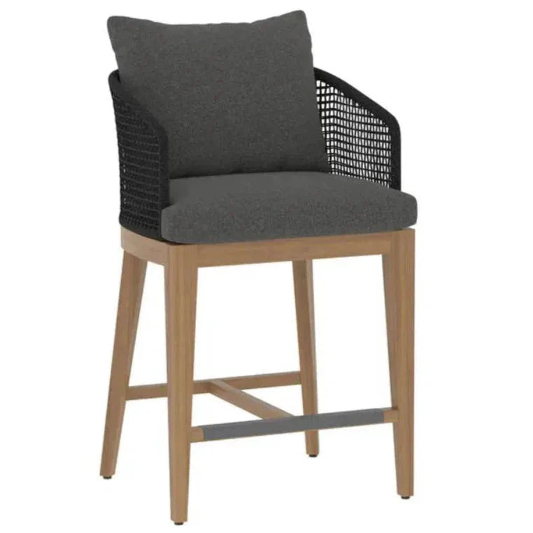 Capri Fabric Outdoor Counter Stool - LOOMLAN - SUNPAN - Counter Stools
