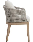 Capri Fabric Outdoor Dining Armchair - LOOMLAN - SUNPAN - Outdoor Dining Chairs