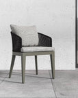 Capri Fabric Outdoor Dining Armchair - LOOMLAN - SUNPAN - Outdoor Dining Chairs