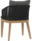 Capri Fabric Outdoor Dining Armchair - LOOMLAN - SUNPAN - Outdoor Dining Chairs