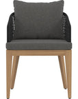 Capri Fabric Outdoor Dining Armchair - LOOMLAN - SUNPAN - Outdoor Dining Chairs