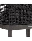 Capri Fabric Outdoor Dining Armchair - LOOMLAN - SUNPAN - Outdoor Dining Chairs