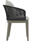 Capri Fabric Outdoor Dining Armchair - LOOMLAN - SUNPAN - Outdoor Dining Chairs