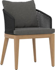 Capri Fabric Outdoor Dining Armchair - LOOMLAN - SUNPAN - Outdoor Dining Chairs