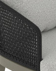 Capri Fabric Outdoor Dining Armchair - LOOMLAN - SUNPAN - Outdoor Dining Chairs