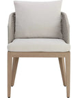 Capri Fabric Outdoor Dining Armchair - LOOMLAN - SUNPAN - Outdoor Dining Chairs