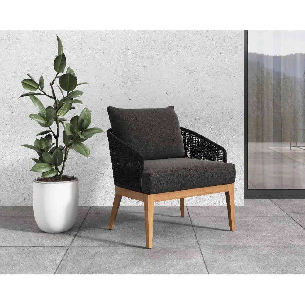 Capri Fabric Outdoor Lounge Chair - LOOMLAN - SUNPAN - Outdoor Lounge Chairs