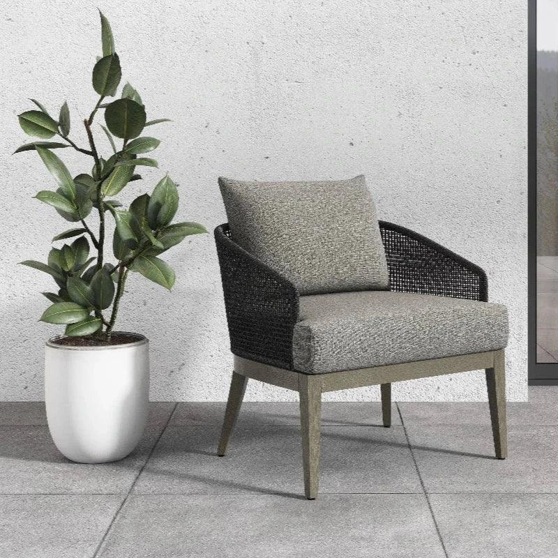 Capri Fabric Outdoor Lounge Chair - LOOMLAN - SUNPAN - Outdoor Lounge Chairs