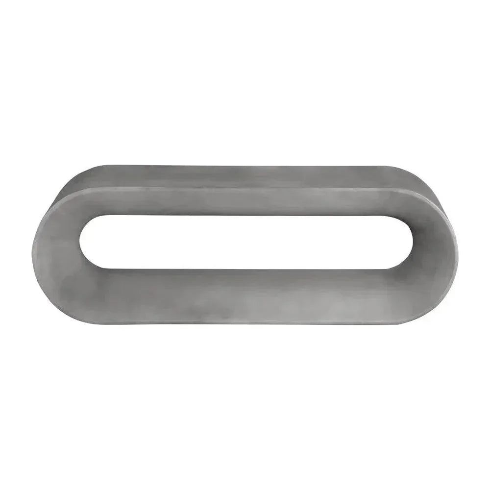 Capsule Concrete Outdoor Backless Bench - LOOMLAN - SUNPAN - Outdoor Benches