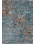LOOMLAN Rugs Carmine Teal Washable Indoor-Outdoor Rug