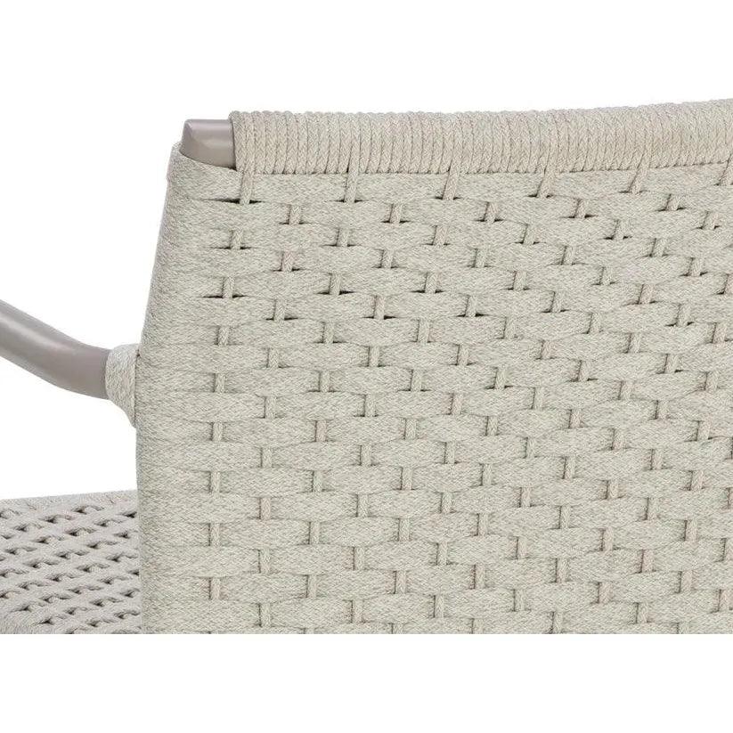Casella Stackable Dining Armchair Cream - Classic 2PC - LOOMLAN - SUNPAN - Outdoor Dining Chairs