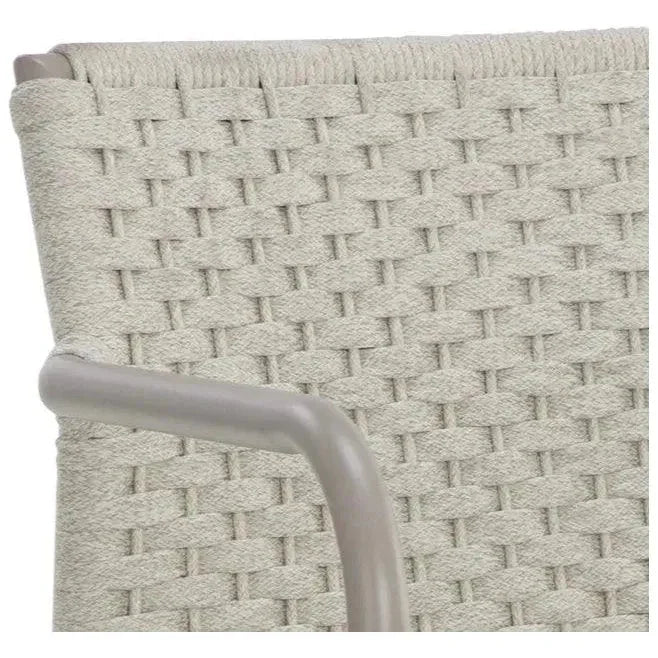 Casella Stackable Dining Armchair Cream - Classic 2PC - LOOMLAN - SUNPAN - Outdoor Dining Chairs
