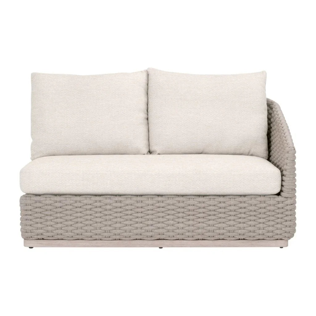 Caspian Olefin Fabric Outdoor Modular Arm Sofa - LOOMLAN - Essentials For Living - Outdoor Sofas &amp; Loveseats