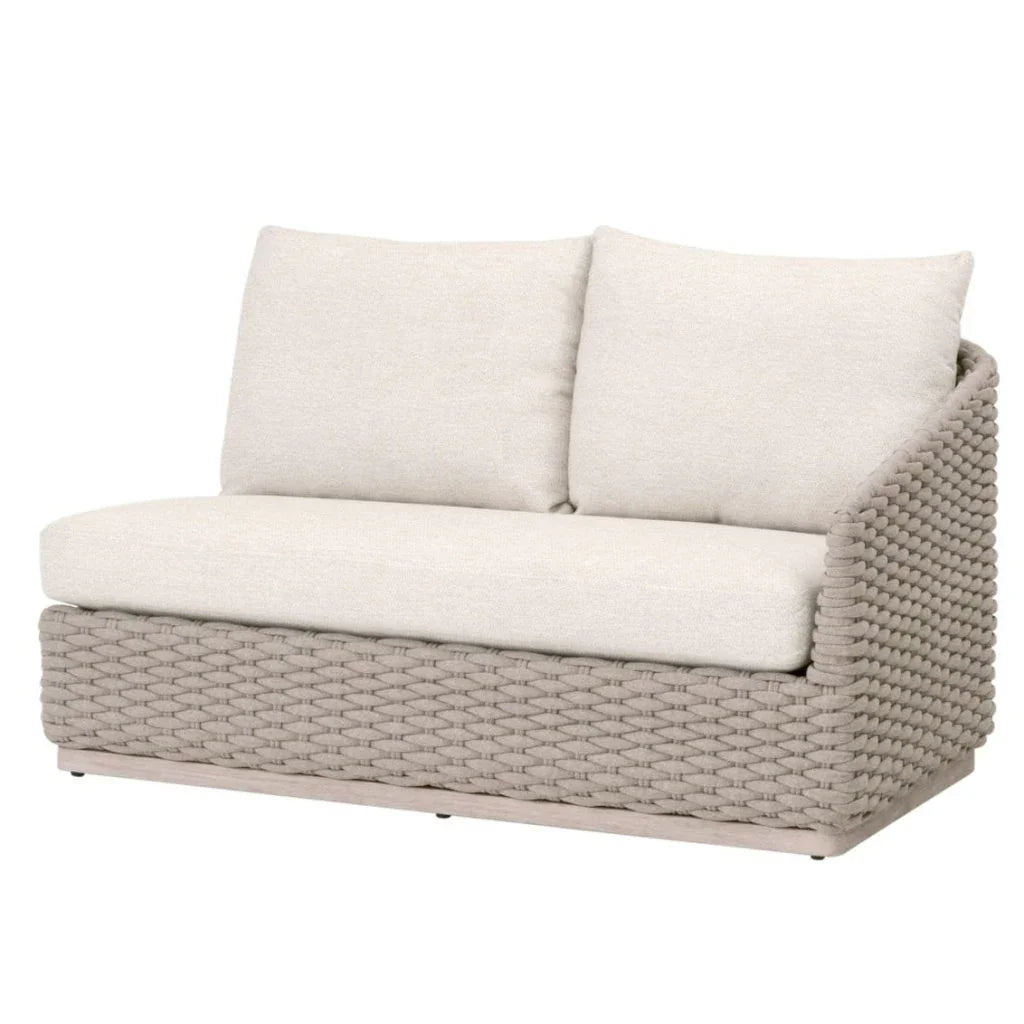 Caspian Olefin Fabric Outdoor Modular Arm Sofa - LOOMLAN - Essentials For Living - Outdoor Sofas &amp; Loveseats