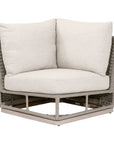 Caspian Olefin Fabric Outdoor Modular Corner Sofa - LOOMLAN - Essentials For Living - Outdoor Sofas & Loveseats