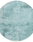 LOOMLAN Rugs Cassiva Blue Washable Indoor-Outdoor Rug