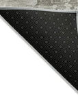 LOOMLAN Rugs Cassiva Brown Washable Indoor-Outdoor Rug