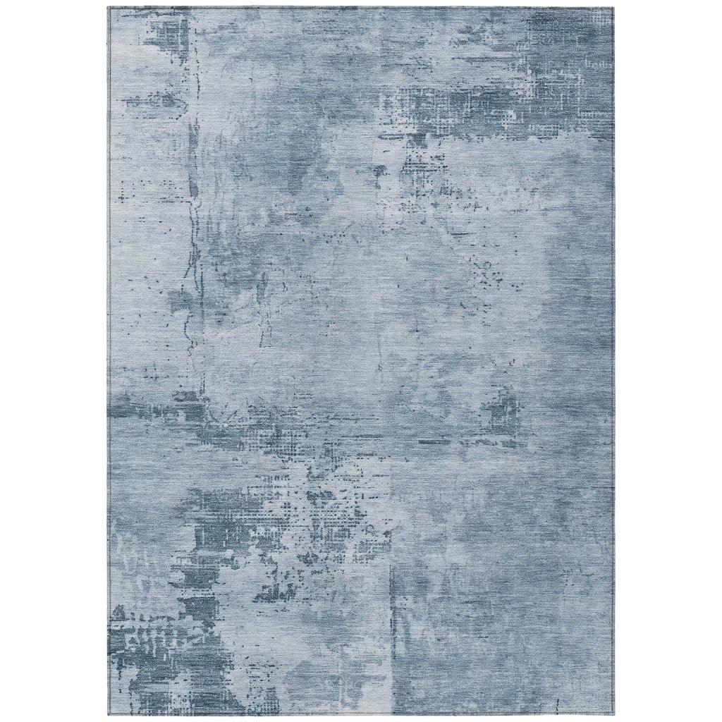 LOOMLAN Rugs Cassiva Denim Washable Indoor-Outdoor Rug
