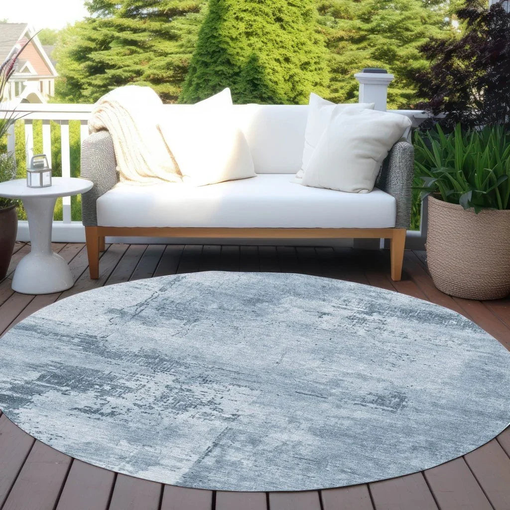 LOOMLAN Rugs Cassiva Denim Washable Indoor-Outdoor Rug