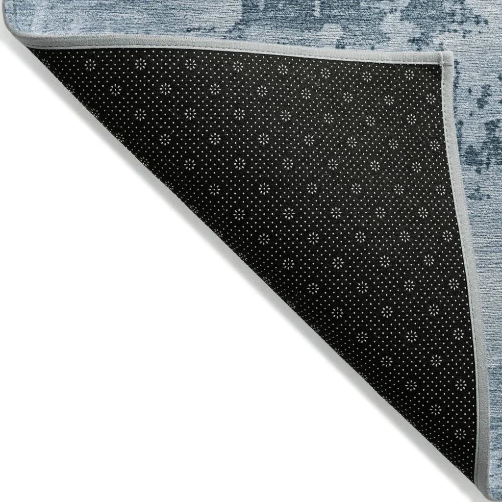 LOOMLAN Rugs Cassiva Denim Washable Indoor-Outdoor Rug