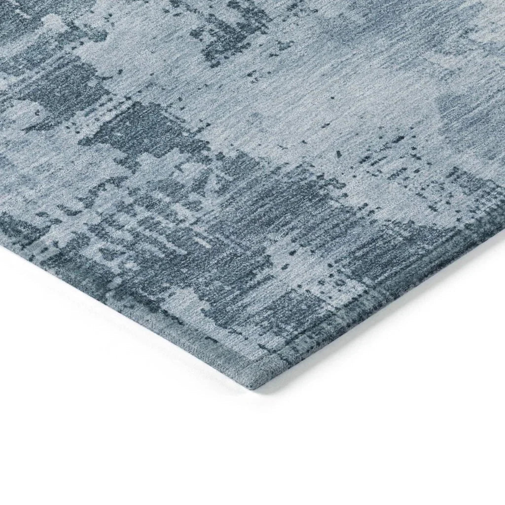 LOOMLAN Rugs Cassiva Denim Washable Indoor-Outdoor Rug