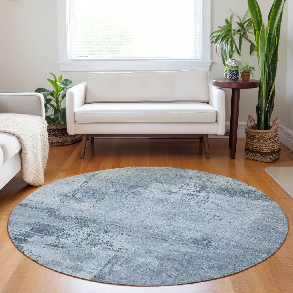 LOOMLAN Rugs Cassiva Denim Washable Indoor-Outdoor Rug