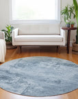 LOOMLAN Rugs Cassiva Denim Washable Indoor-Outdoor Rug