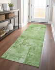 LOOMLAN Rugs Cassiva Green Washable Indoor-Outdoor Rug