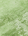 LOOMLAN Rugs Cassiva Green Washable Indoor-Outdoor Rug