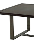 Castelle a Cast Aluminum Rectangular Coffee Table - LOOMLAN - Castelle - Outdoor Coffee Tables