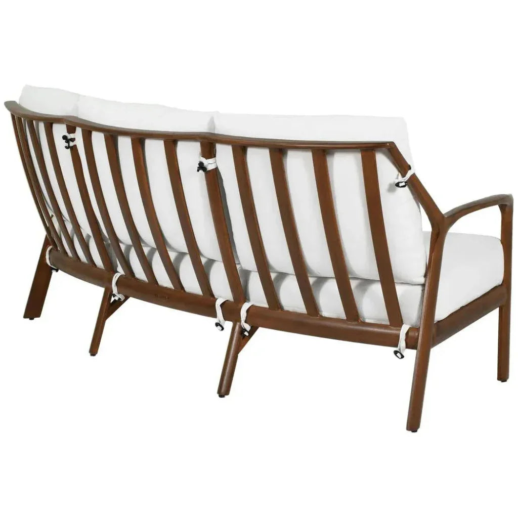 Castelle Berkeley Crescent Curved Outdoor Couch Deep - LOOMLAN - Castelle - Outdoor Sofas &amp; Loveseats