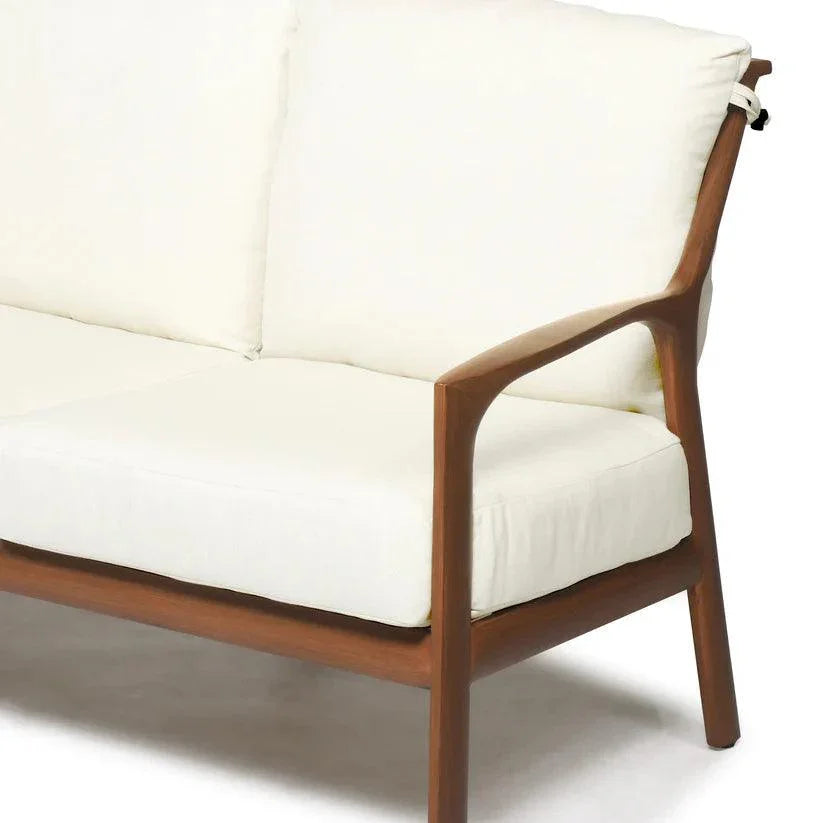Castelle Berkeley Crescent Curved Outdoor Couch Deep - LOOMLAN - Castelle - Outdoor Sofas & Loveseats