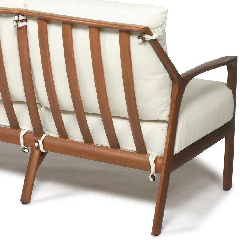 Castelle Berkeley Crescent Curved Outdoor Couch Deep - LOOMLAN - Castelle - Outdoor Sofas & Loveseats