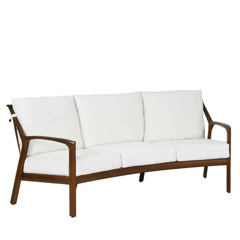 Castelle Berkeley Crescent Curved Outdoor Couch Deep - LOOMLAN - Castelle - Outdoor Sofas & Loveseats