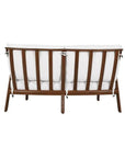 Castelle Berkeley Crescent Curved Outdoor Loveseat Deep - LOOMLAN - Castelle - Outdoor Sofas & Loveseats