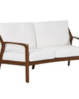 Castelle Berkeley Crescent Curved Outdoor Loveseat Deep - LOOMLAN - Castelle - Outdoor Sofas & Loveseats