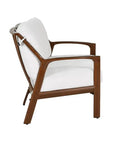 Castelle Berkeley Crescent Curved Outdoor Loveseat Deep - LOOMLAN - Castelle - Outdoor Sofas & Loveseats