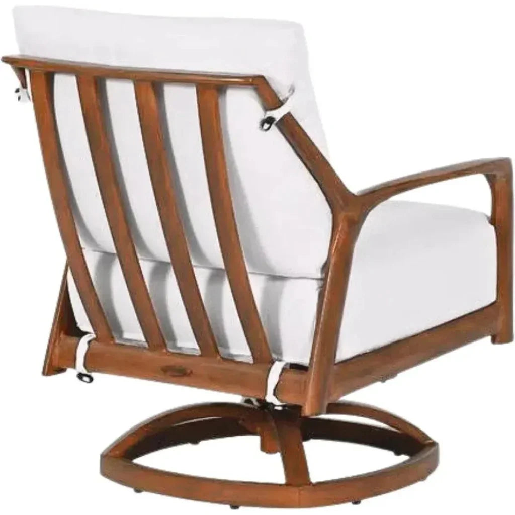 Castelle Berkeley Lounge Outdoor Swivel Chair Made USA - LOOMLAN - Castelle - Outdoor Lounge Chairs