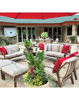 Castelle Berkeley Outdoor 3 - Seater Sofa Deep Cushions - LOOMLAN - Castelle - Outdoor Sofas & Loveseats