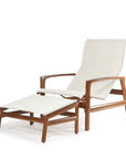 Castelle Berkeley Padded Sling Chair Ottoman 4 PC Set - LOOMLAN - Castelle - Outdoor Lounge Chairs