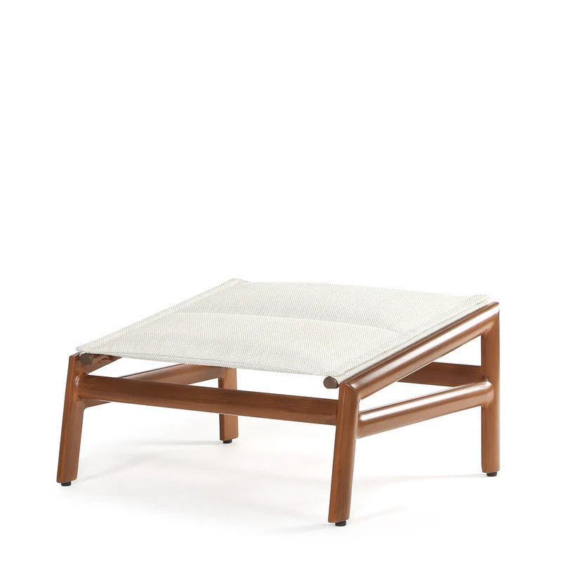 Castelle Berkeley Padded Sling Chair Ottoman 4 PC Set - LOOMLAN - Castelle - Outdoor Lounge Chairs