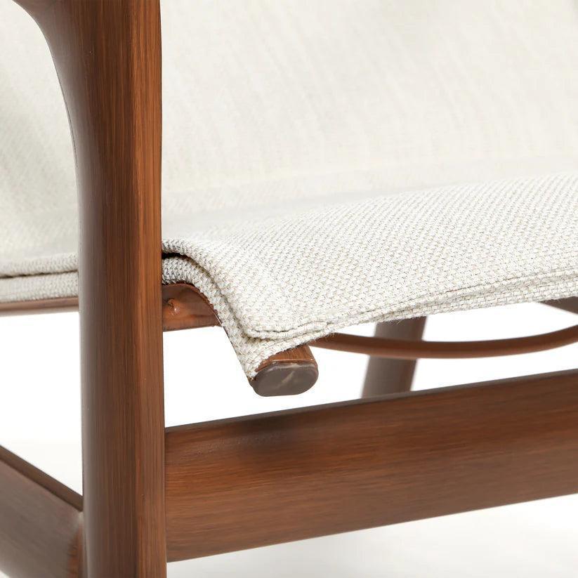 Castelle Berkeley Padded Sling Lounge Chair Set - LOOMLAN - Castelle - Outdoor Dining Chairs