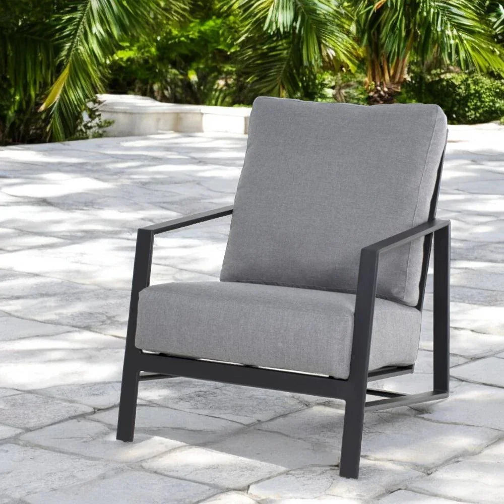 Castelle Prism Lounge Chair Made in USA - LOOMLAN - Castelle - Outdoor Lounge Chairs