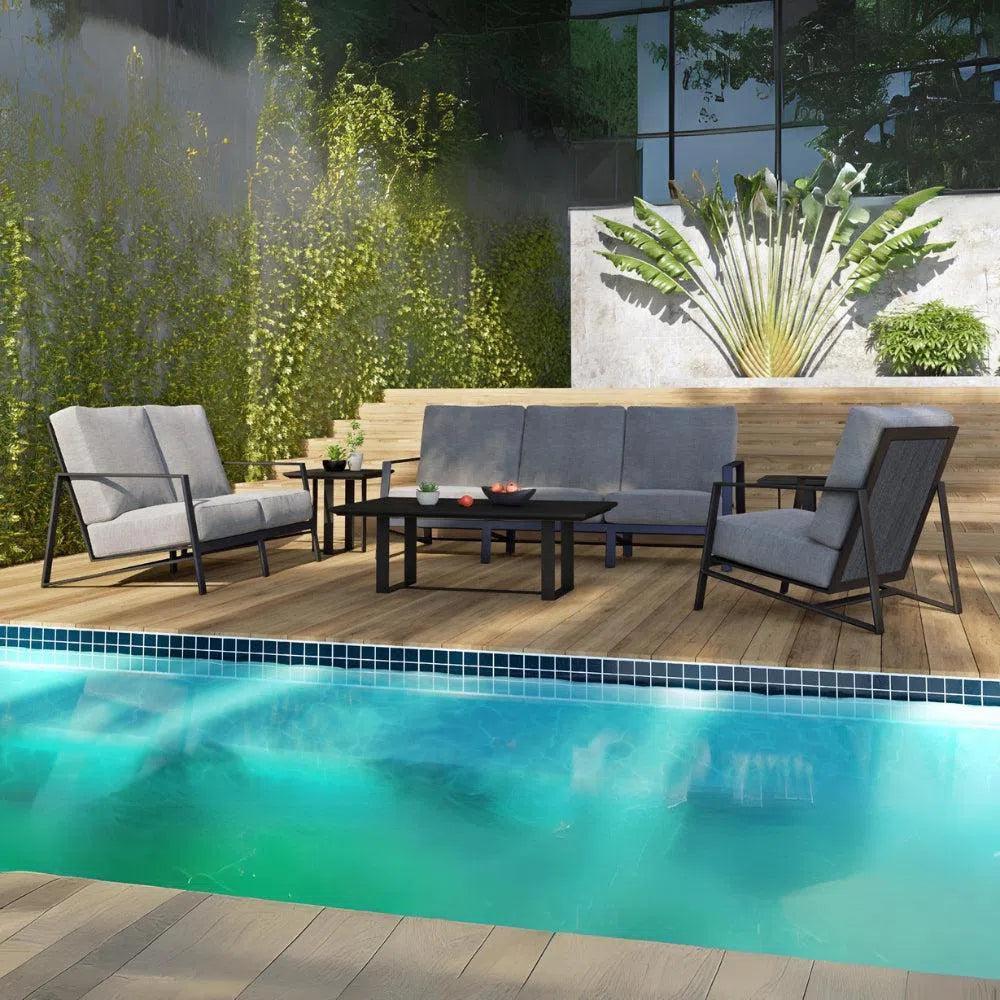 Castelle Prism Sofa High Back Deep 3 - Seater - LOOMLAN - Castelle - Outdoor Sofas & Loveseats