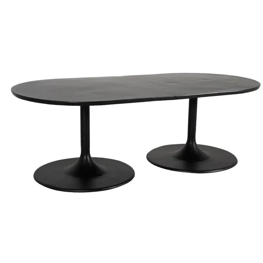 Castelle Tulip Aluminum Outdoor Oval Dining Table - LOOMLAN - Castelle - Outdoor Dining Tables