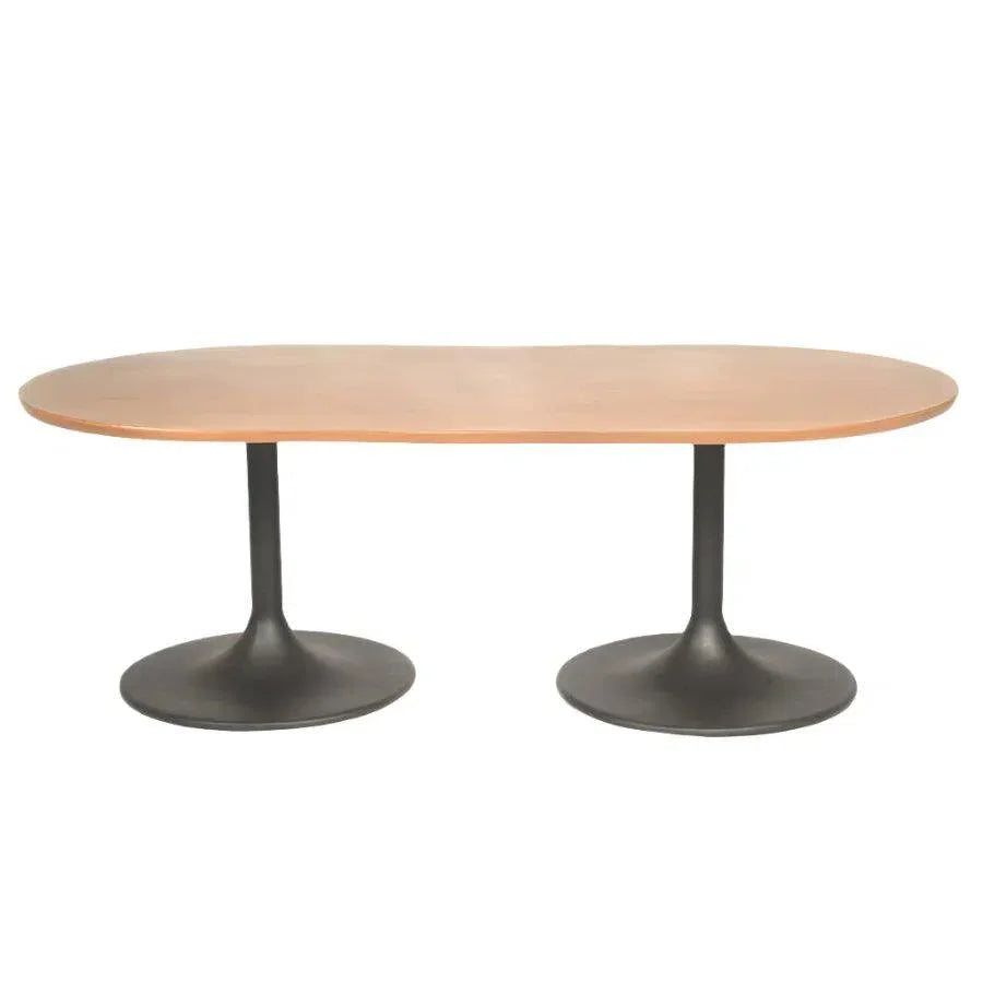 Castelle Tulip Aluminum Outdoor Oval Dining Table - LOOMLAN - Castelle - Outdoor Dining Tables